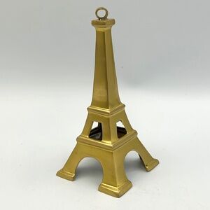 Restoration Hardware Brass Eiffel Tower Hanging Ornament Christmas Paris 4.5"